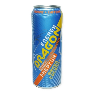 Напиток энергетический Энерджи Драгон манго-какос (голубой) 0,45л
